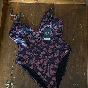 Boss One Piece - Pink and Black Floral